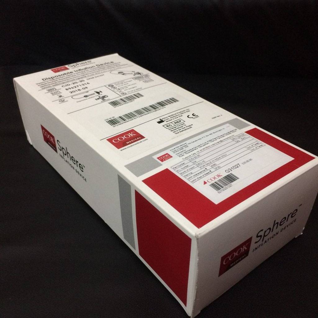 Cook Medical Disposable Inflation Device Sphere 60ml 15atm