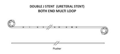 Ureteral double j stent multi loop india